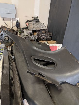 Passenger door card and b pillar pieces