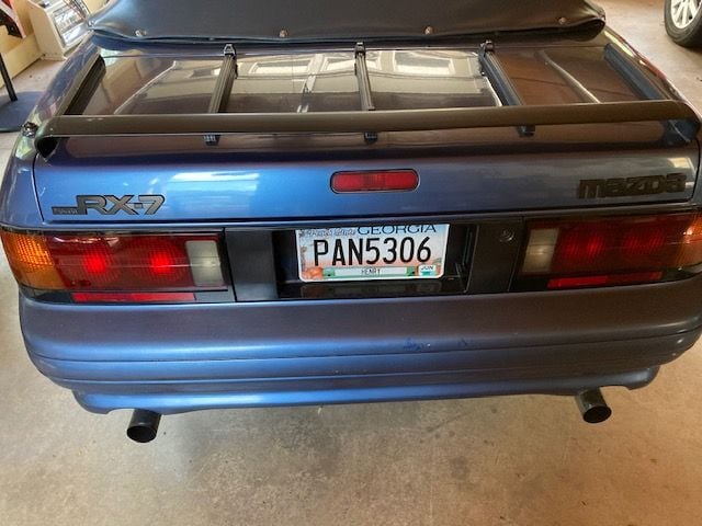 1989 Mazda RX-7 - 1989 RX7 conv always stored under roof 1 owner - Used - VIN JM1FC351K0708947 - 86,300 Miles - Other - 2WD - Manual - Convertible - Blue - Hampton, GA 30228, United States