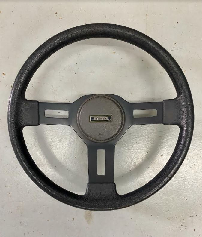 Interior/Upholstery - For Sale: 1985 Rx-7 Original Steering Wheel (gray) - Used - 1983 to 1985 Mazda RX-7 - Elkmont, AL 35620, United States