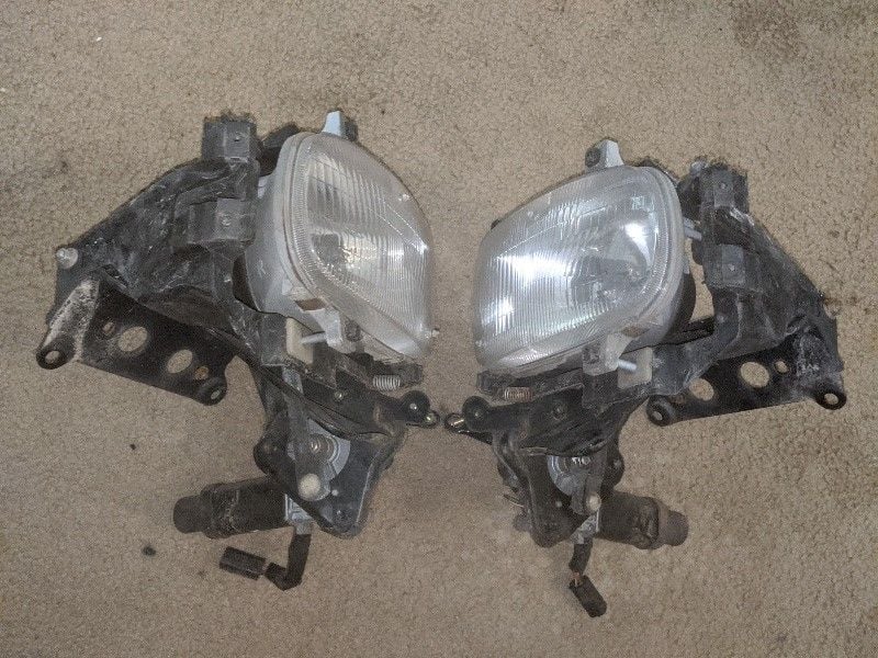 Lights - FD Headlight Assemblies with Motors/Hinges NO COVERS - Used - 1992 to 2002 Mazda RX-7 - Arden, NC 28704, United States