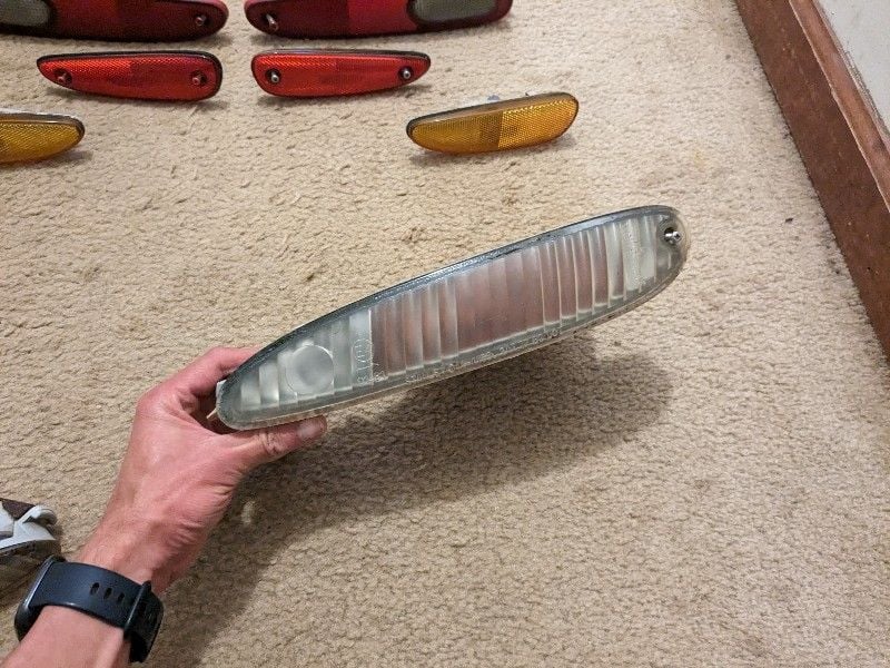 Lights - 93-95 FD USDM Front Rear Turn Signal Side Markers Reverse Light Lens - Used - 1993 to 1995 Mazda RX-7 - Arden, NC 28704, United States