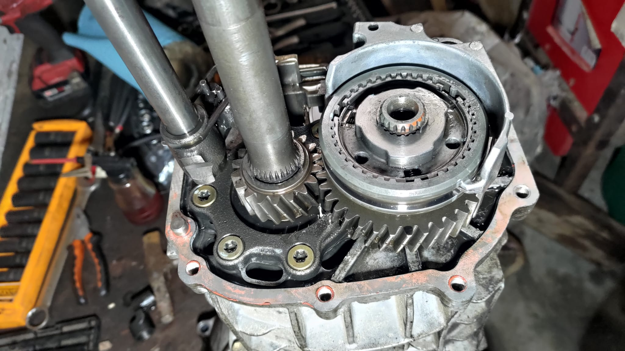 new gears in place