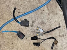 Neutral and reverse sensor connectors S2 on l ft S1 on right