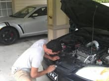 rotary helping a vtec, isnt it ironic.