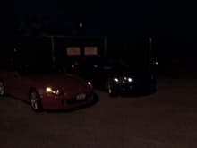 gregs s2000 and my beast shitty pic tho