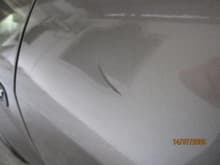the dent caused by the son of a b*tch