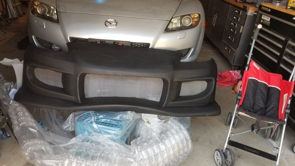 I ordered the vader kit from deraflex. I have a new container of fiberglass bondo, a drimmel for grinding and a heat gun for light "help" This kit was listed on andysautosport for 365 bucks, I also ordered some fender flares. After shipping, duty and the USD to CAD exchange it came to just over $1600.00