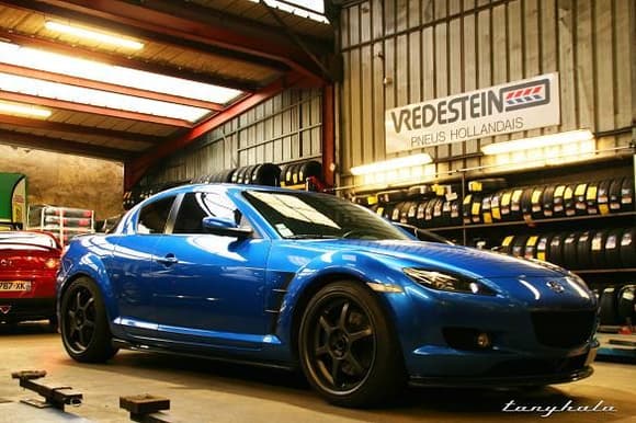 My Rx8 2010 Collection ;D : my wheels painted in &quot;GunBronze&quot; and no more side decoration.