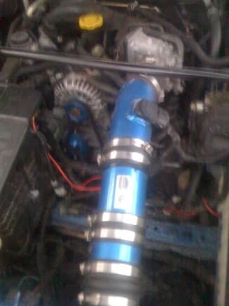 AEM Cold Air Intake, plus Greddy pro light pulley kit, sweet upgrades!