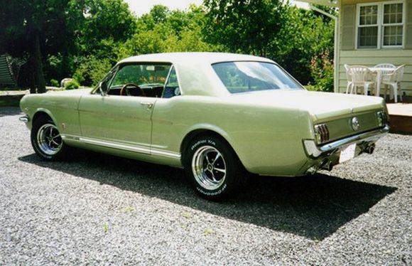 '66 factory GT. Medium Sage, 4 speed toploader, bench seat, 3.00 rear, freshly rebuilt A Code 289