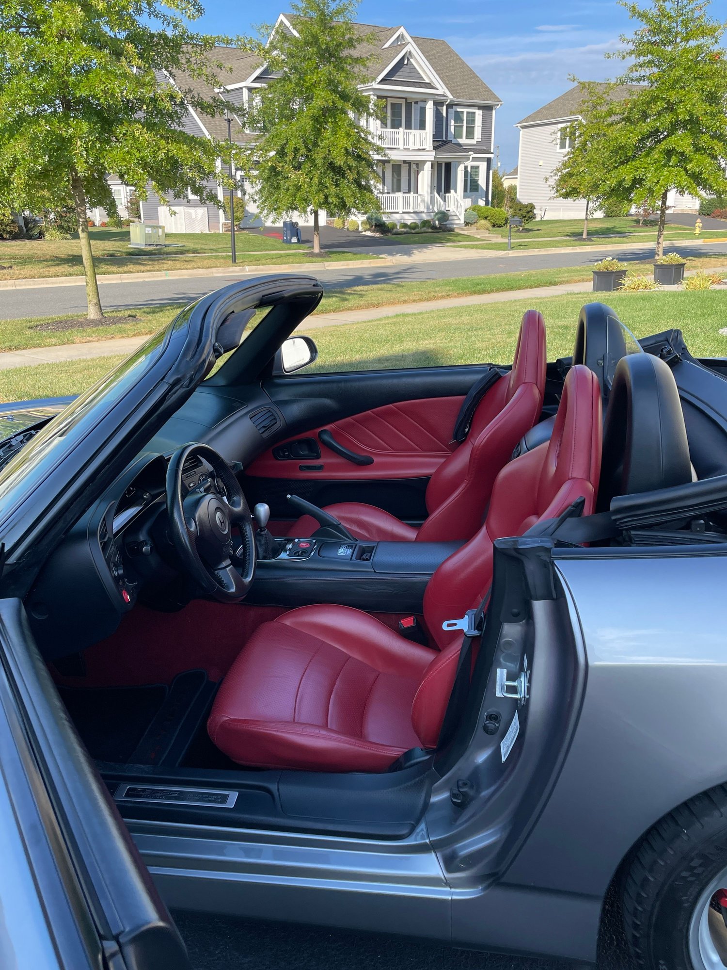 2000 Honda S2000 - DE - 00 Silverstone/Red with 56K miles - New - VIN jhmap1148yt007083 - 55,900 Miles - 4 cyl - 2WD - Manual - Convertible - Silver - Middletown, DE 19709, United States
