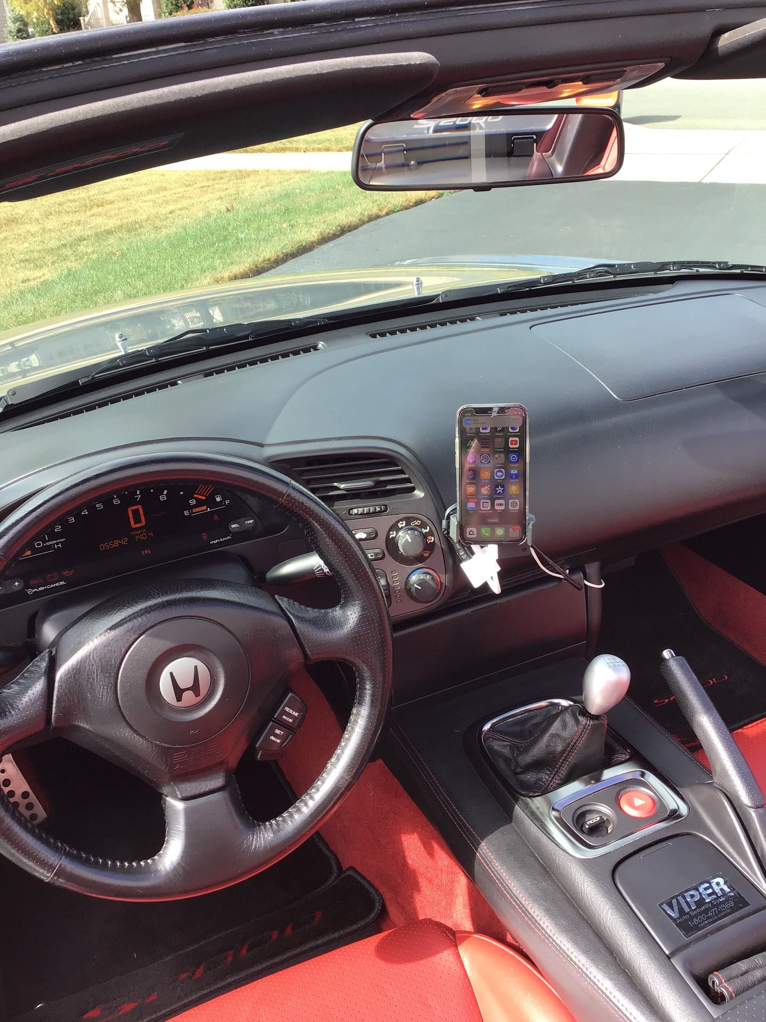 2000 Honda S2000 - DE - 00 Silverstone/Red with 56K miles - New - VIN jhmap1148yt007083 - 55,900 Miles - 4 cyl - 2WD - Manual - Convertible - Silver - Middletown, DE 19709, United States