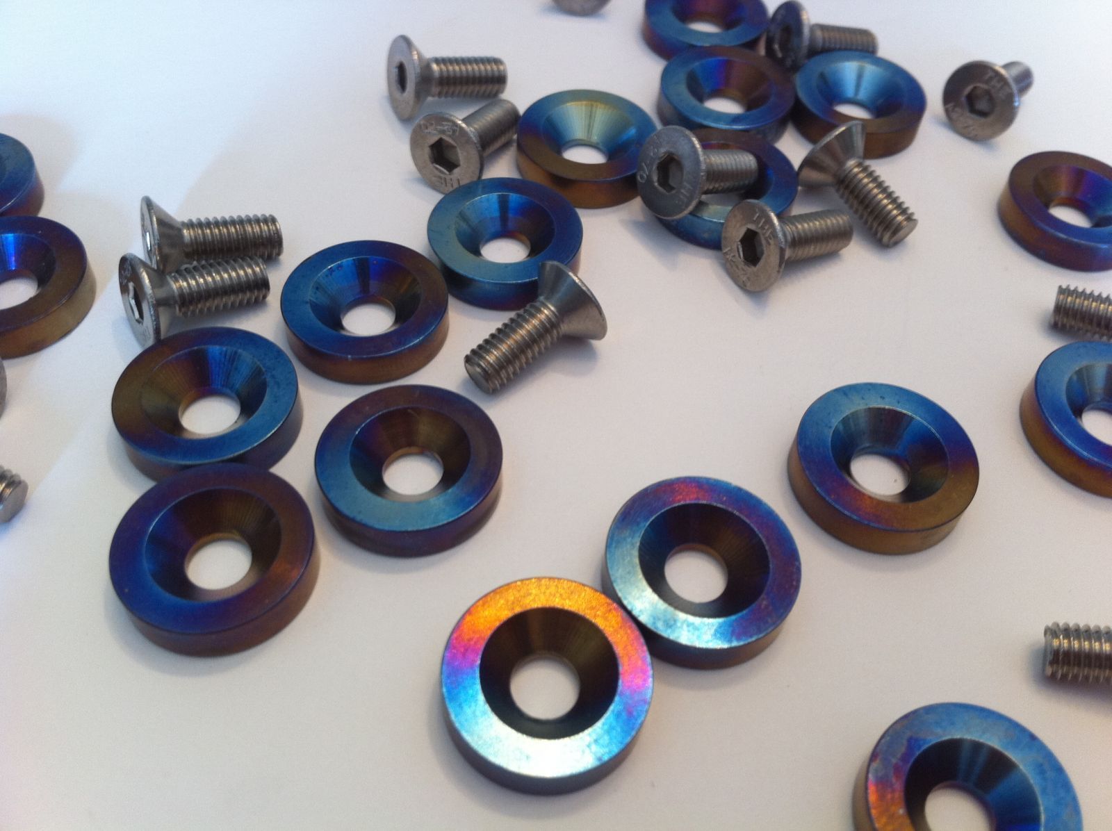Titanium fender washers for sale. 2 each S2KI Honda S2000 Forums