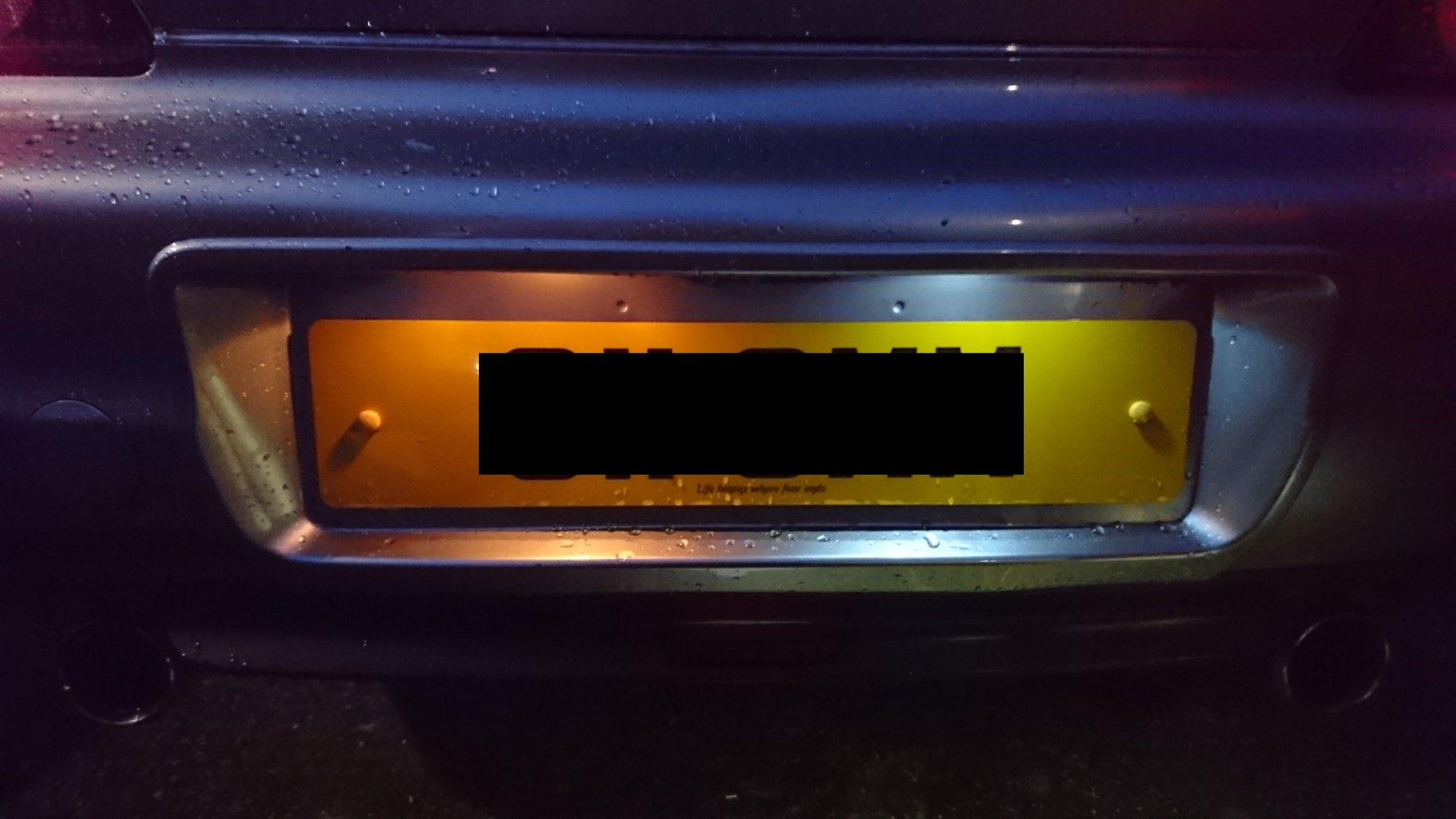 s2000 license plate light