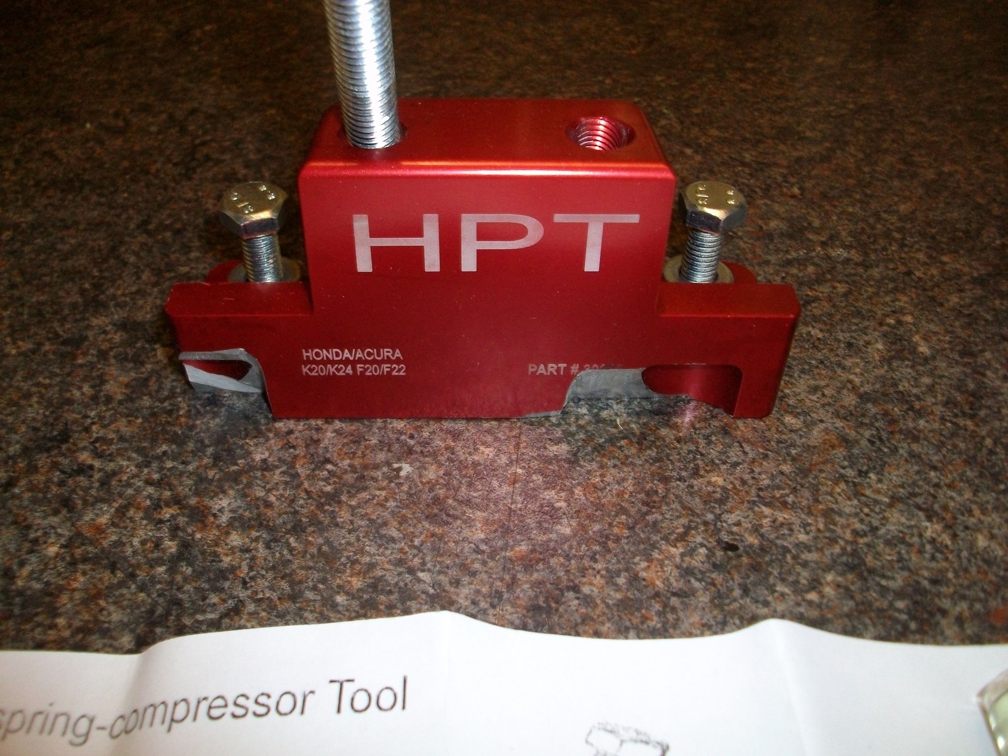 Hpt valve on sale spring compressor