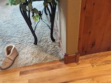 ^1-7-2024.  I felt dampness here when I was vacuuming barefoot.
