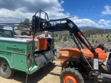^5-15-2024.  Meanwhile, up at Kennedy Meadows, Gary Potts was putting the repaired Kubota generator back in the shed.  Awesome!  He emailed me these photos.  I didn't know it was happening until I got his email.  
