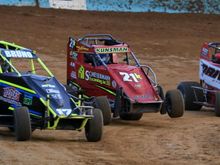 that's Kyle Larson in the whote car