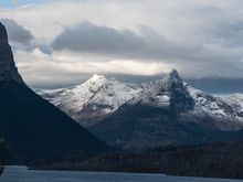 St Mary Lake.  Wild Goose Island