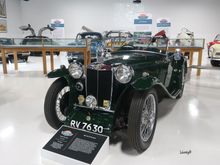 The MG for Dave 1932 MG PA (there was a little puddle of oil underneath).