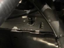 the best part is: i was able to use factory threaded hole to mount the dampener. 