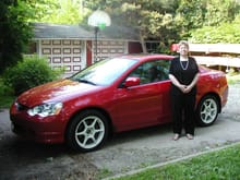 Colleen and the new RSX-s