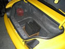 In the trunk