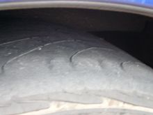 Back Tyre (Whats left of it!)