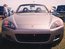 A Silver S2000 from the front