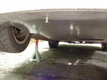 Axle front diffuser