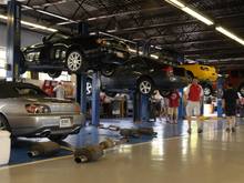 Exhausts everywhere!