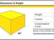 Hardtop Shipping Sizes