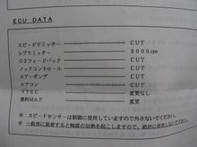 Mugen ECU Data in Japanese
