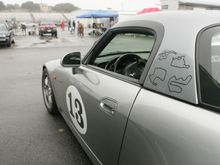 Silverstone w/Synchro hardtop in the paddock