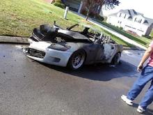 unknown cause, everything is so melted cant figure it out.
