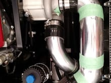 Test fitting fabrication of intake tube