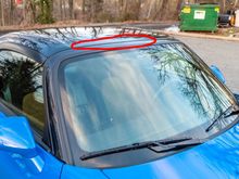 Debris or part breaking down at the junction.