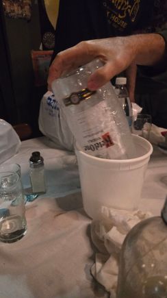 We killed the bottle