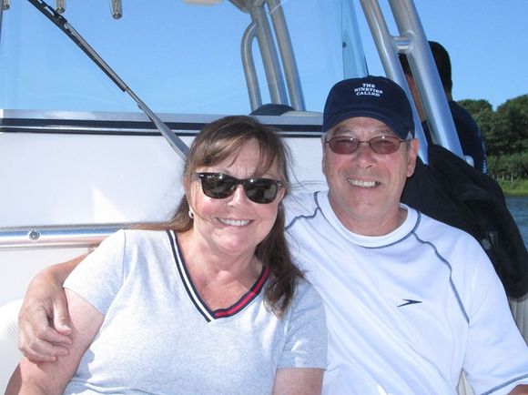 Sigh, Yankees fans were allowed.  Good to see you Elaine & Jim