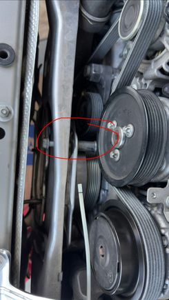 Carrier bolt w/spacer - B1#ch to line up!