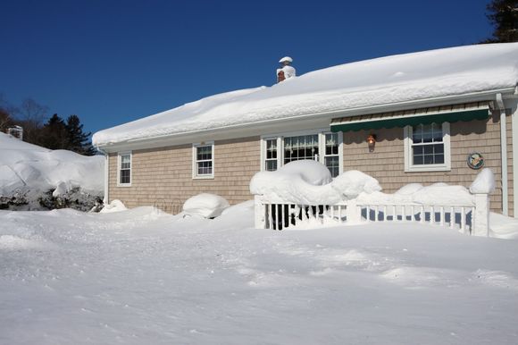 View of the back of our home