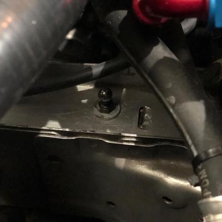 the best part is: i was able to use factory threaded hole to mount the dampener. 