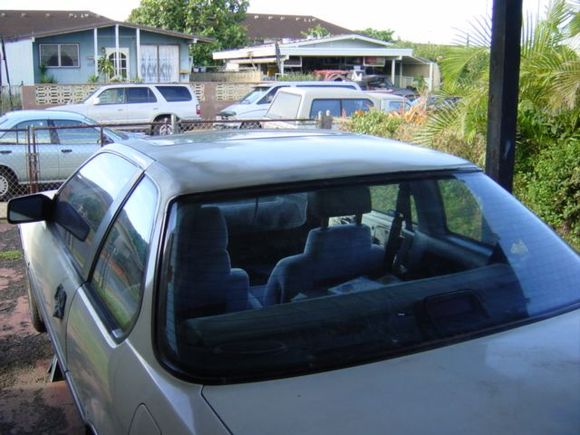 rear windshield