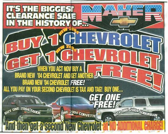 Wat a new Chevy is Worth