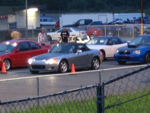 lining up to beat turbo'd civic