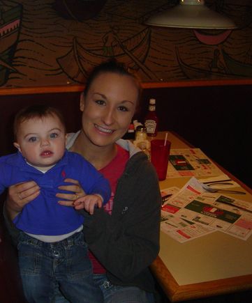 me &amp; adam nov 27 2005 his 1st bday party