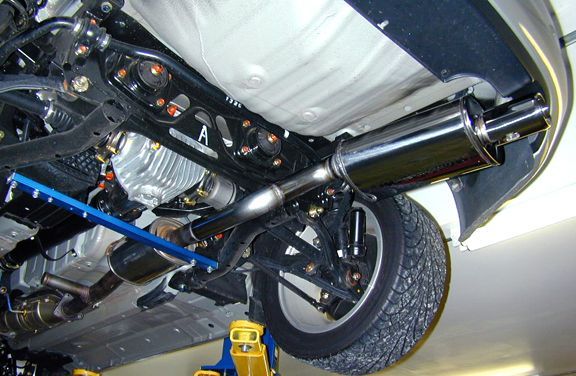 Exhaust On Lift.JPG
