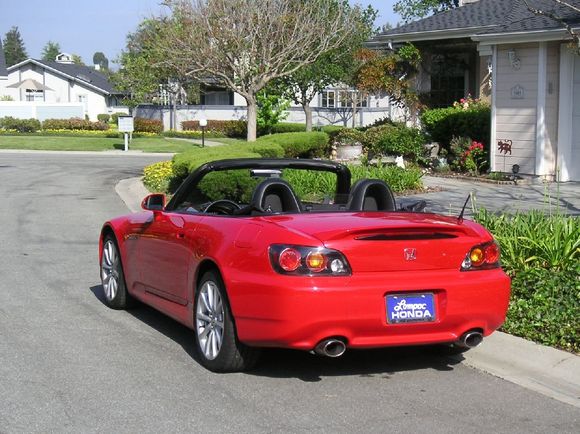 06 S2K with OEM deck lid spoiler #2