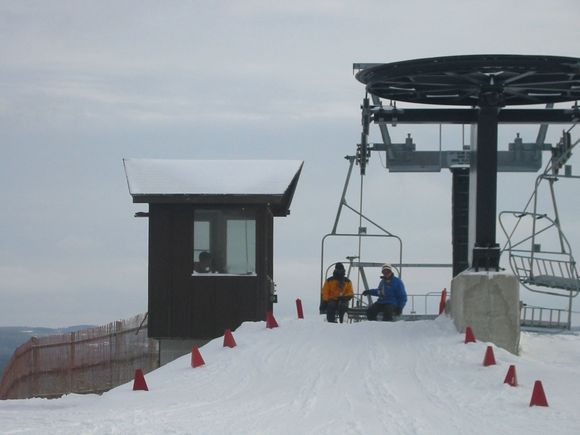 Ian and Eric on the Lift