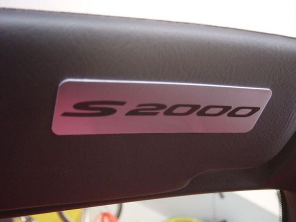 S2000 Emblem/Plaques